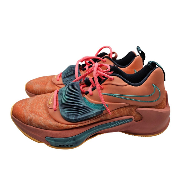 NIKE ZOOM FREAK 3 STAY FREAKY BASKETBALL SHOES ORANGE RARE DA0694-600 (SIZE 10) main image 6